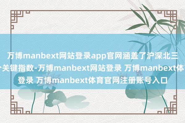 万博manbext网站登录app官网涵盖了沪深北三家证券交游所的多个关键指数-万博manbext网站登录 万博manbext体育官网注册账号入口