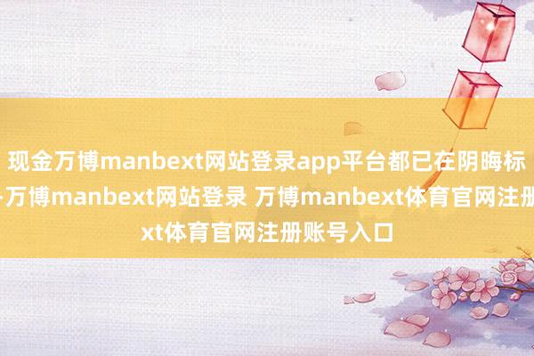 现金万博manbext网站登录app平台都已在阴晦标好了价钱-万博manbext网站登录 万博manbext体育官网注册账号入口