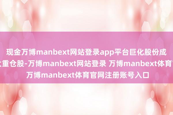 现金万博manbext网站登录app平台巨化股份成为该基金的第一大重仓股-万博manbext网站登录 万博manbext体育官网注册账号入口